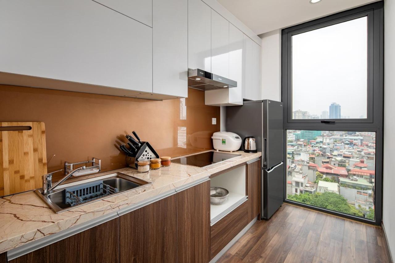 Apartamento Nesta Grand Hao Nam Hanói Exterior foto
