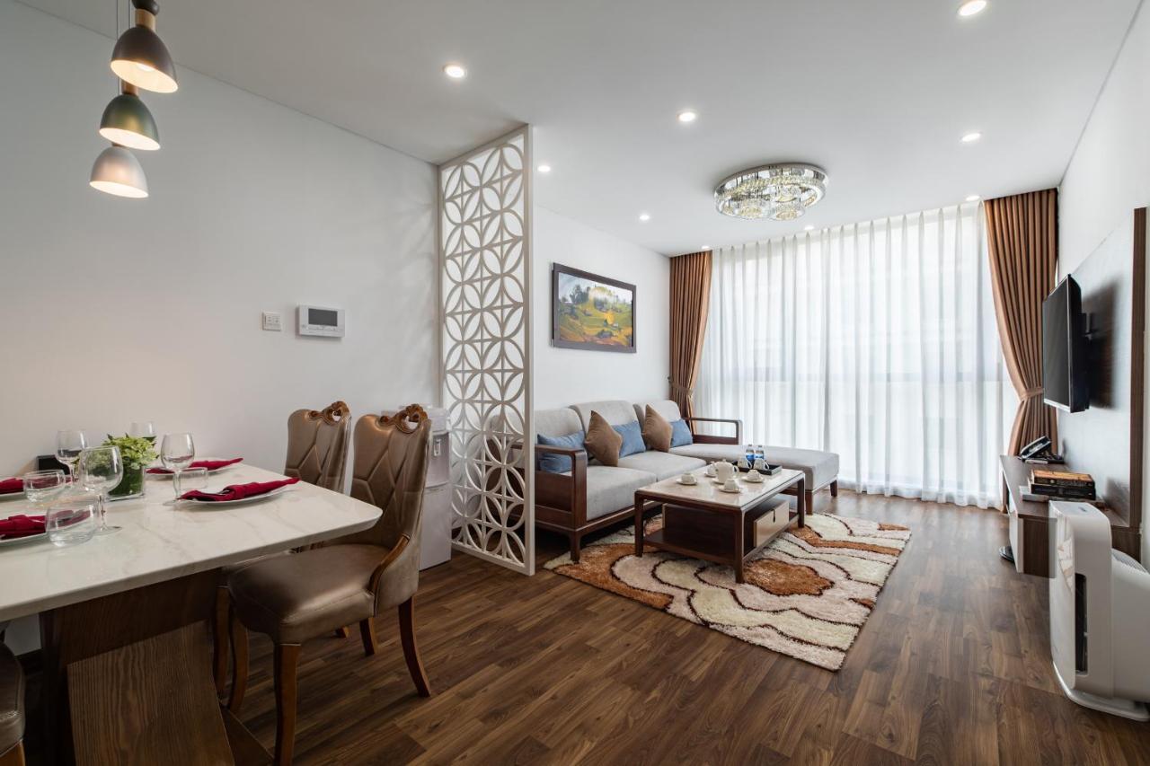 Apartamento Nesta Grand Hao Nam Hanói Exterior foto